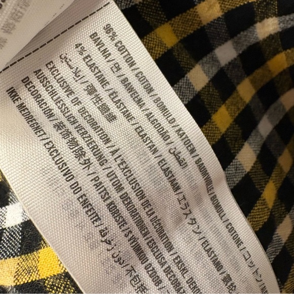 Hollister 96% Cotton Plaid Button-Down Dress - Picture 4 of 4